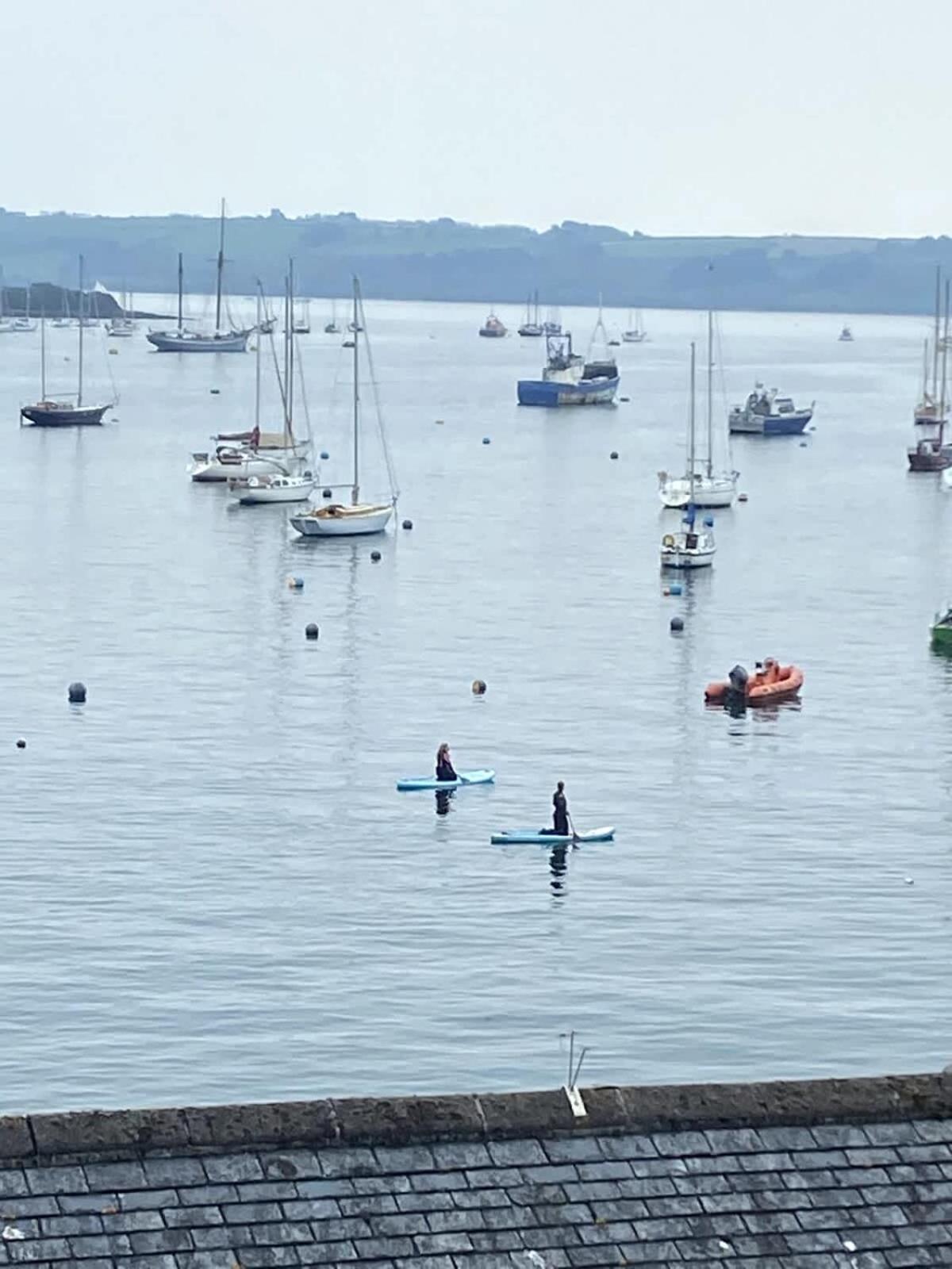 Stunning Waterfront Apartment With Spectacular Views & Parking At 'Captains Loft' Falmouth Exterior foto